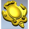 Regal Oval Cartouche - STL 3D model for CNC carving