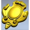 Regal Oval Cartouche - STL 3D model for CNC carving