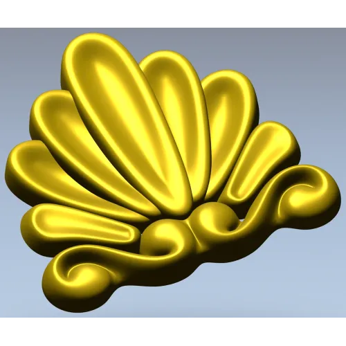 Солнечная раковина - 3D модель STL для ЧПУ