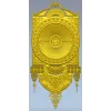 Aurelia Sunburst Medallion - detailed STL 3D model for CNC carving