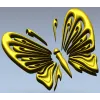 Ornamental Butterfly STL Relief for CNC Milling