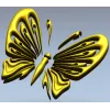 Ornamental Butterfly STL Relief for CNC Milling