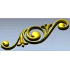 Растительный завиток "Аврора" - stl модель для ЧПУ