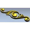 Растительный завиток "Аврора" - stl модель для ЧПУ