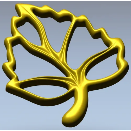 Кленовый лист - 3D модель STL для ЧПУ