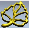 Кленовый лист - 3D модель STL для ЧПУ