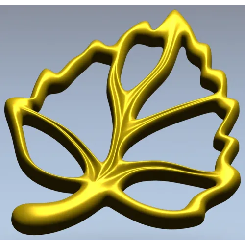 Кленовый лист - 3D модель STL для ЧПУ