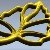 Кленовый лист - 3D модель STL для ЧПУ