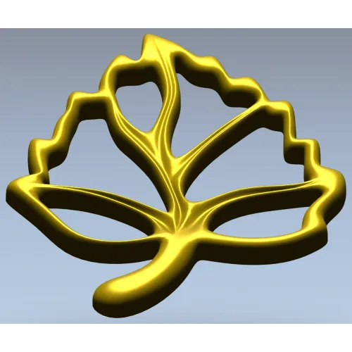 Кленовый лист - 3D модель STL для ЧПУ