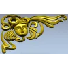 Угловой декоративный элемент "Угловая Муза" - 3D модель STL для ЧПУ