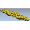 Акантовый барочный орнамент - 3D модель STL для ЧПУ
