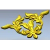 Флоральный картуш в барочном стиле - stl модель для ЧПУ