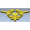 Флоральный картуш в барочном стиле - stl модель для ЧПУ