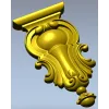 Ornate Baroque Cartouche STL for CNC Routing and Furniture Applique