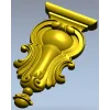 Ornate Baroque Cartouche STL for CNC Routing and Furniture Applique