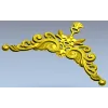 Декоративный картуш в барочном стиле - STL модель для ЧПУ