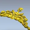 Декоративный картуш в барочном стиле - STL модель для ЧПУ