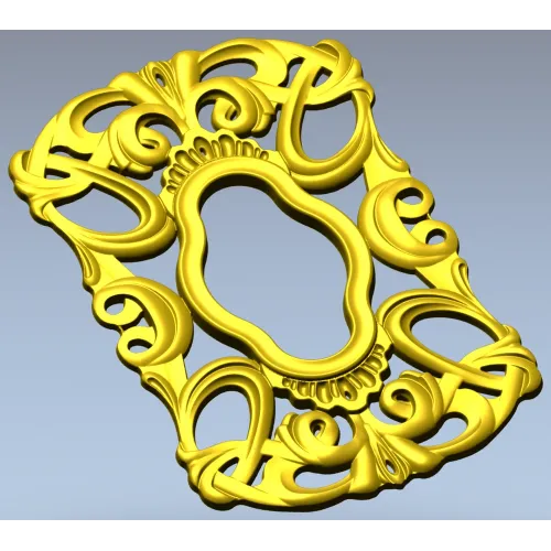 Картуш Эллина - декоративная 3D модель в формате STL для ЧПУ