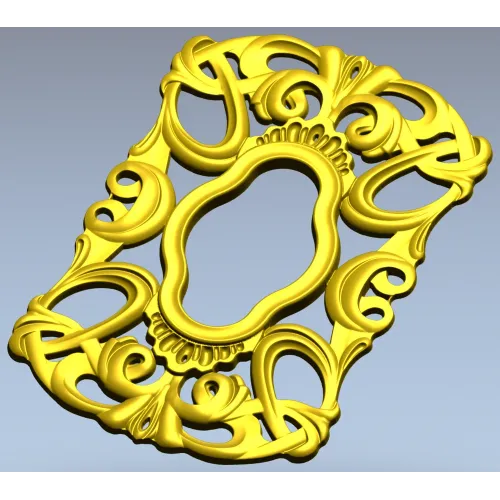 Картуш Эллина - декоративная 3D модель в формате STL для ЧПУ
