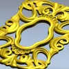 Картуш Эллина - декоративная 3D модель в формате STL для ЧПУ