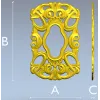 Картуш Эллина - декоративная 3D модель в формате STL для ЧПУ