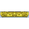 Ornate Acanthus Horizontal Panel - STL 3D Model for CNC