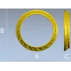 3D модель STL - круглая рамка с меандровым орнаментом для ЧПУ