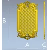 Решётчатая декоративная панель "Луизиана" - 3D модель STL для ЧПУ