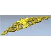 Рокайльная пальметта - декоративная 3D модель STL для ЧПУ