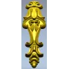 Барочная вертикальная накладка - STL модель для ЧПУ