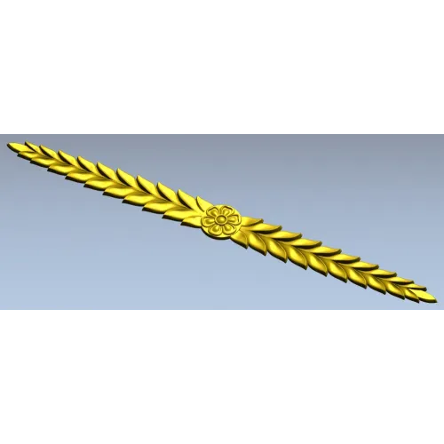 Laurel Rosette Frieze - STL 3D model for CNC carving