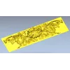 Baroque floral frieze STL 3D model for CNC