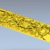 Baroque floral frieze STL 3D model for CNC