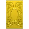 Рококо-панель с овальным медальоном - STL модель для ЧПУ
