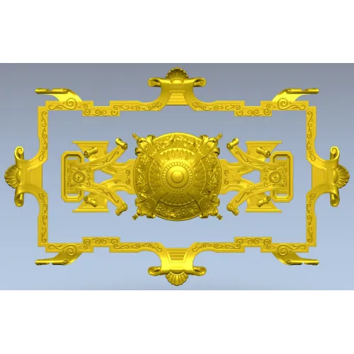 Купольный картуш - 3D модель STL для ЧПУ