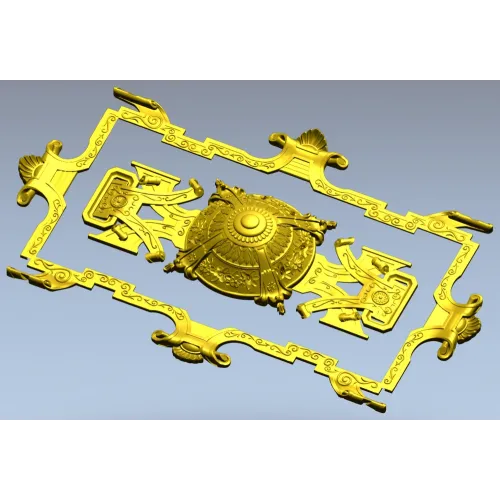 Купольный картуш - 3D модель STL для ЧПУ