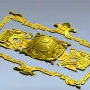 Купольный картуш - 3D модель STL для ЧПУ