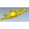 Royal Medallion Cartouche - STL 3D Model for CNC Relief