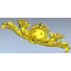 Royal Medallion Cartouche - STL 3D Model for CNC Relief