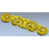 Декоративный акантовый картуш - stl модель для ЧПУ