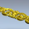 Декоративный акантовый картуш - stl модель для ЧПУ