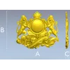 Королевский картуш со львами - STL модель для ЧПУ
