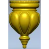 Classic acorn-style finial STL for CNC milling