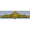 Ornate Cartouche 3D STL for CNC - High-Relief Acanthus Pediment