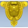Картуш "Аурелиан" - stl 3D модель для ЧПУ резьбы по дереву