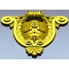 Картуш "Аурелиан" - stl 3D модель для ЧПУ резьбы по дереву