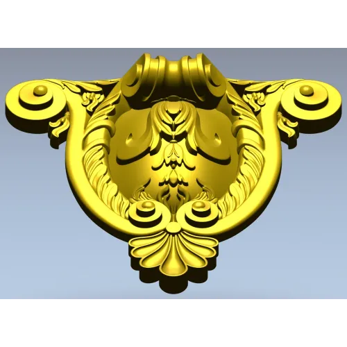 Картуш "Аурелиан" - stl 3D модель для ЧПУ резьбы по дереву
