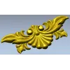 Веерный картуш рококо - STL 3D модель для ЧПУ