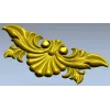 Веерный картуш рококо - STL 3D модель для ЧПУ