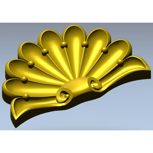 Веерная раковина - 3D модель STL для ЧПУ